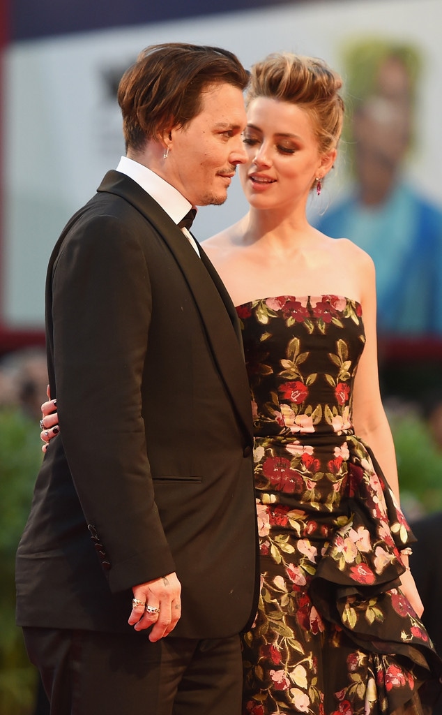 Amber Heard, Johnny Depp, PDA, Venice Film Festival