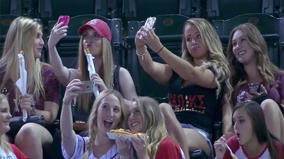 MLB sorority selfies
