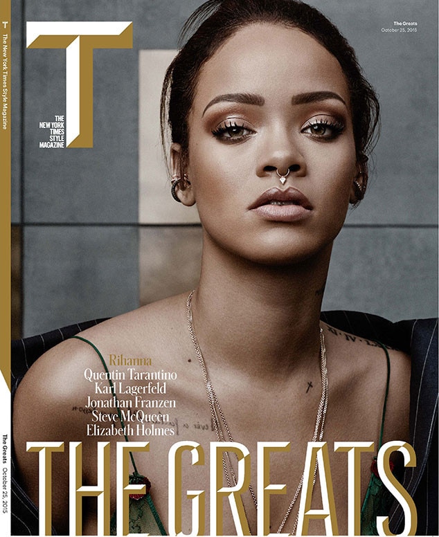 Rihanna Covers T Magazine's The Greats Issue, Says Men Need That Little ...