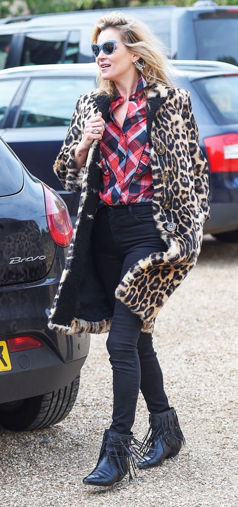 Kate moss sale leopard coat