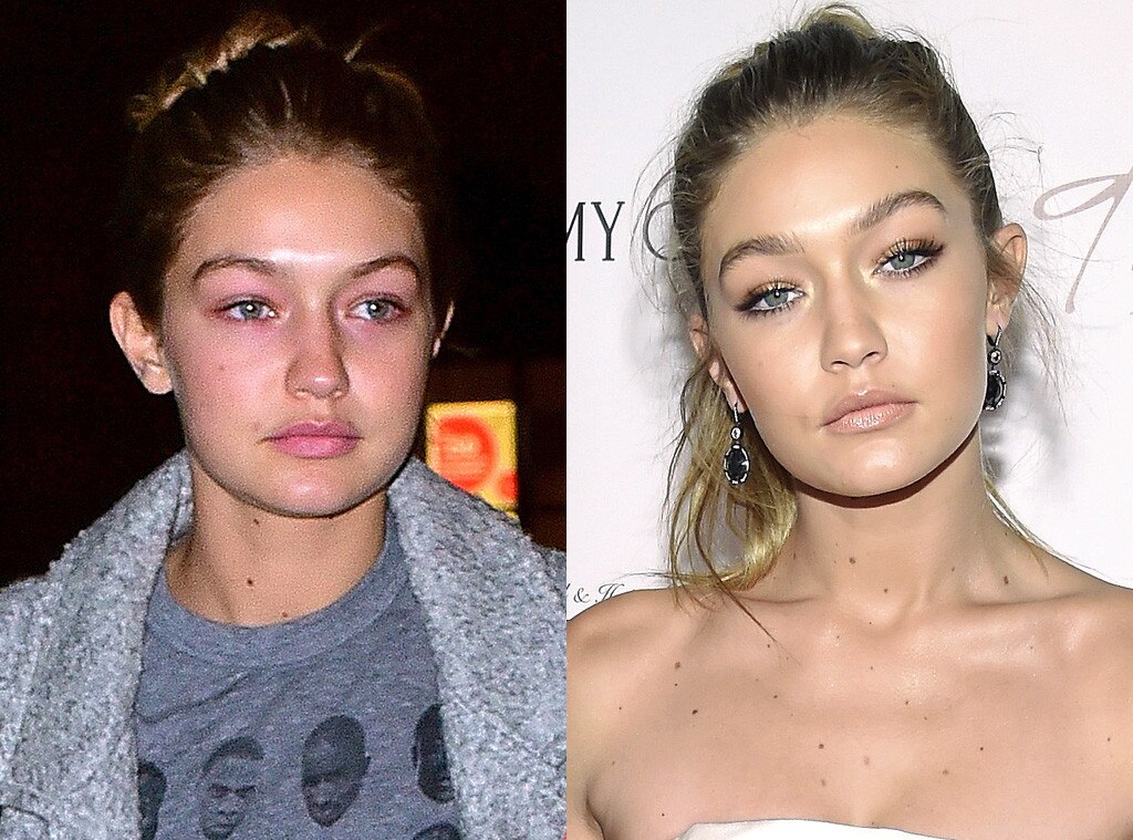 Gigi Hadid From Stars Without Makeup E News 8703