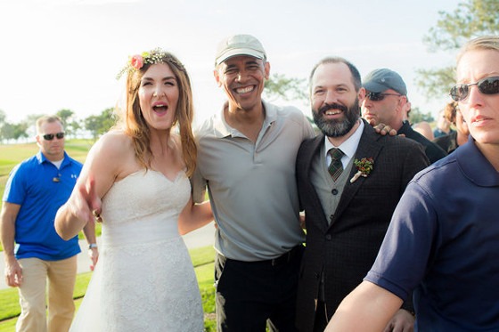 Barack Obama Crashes Wedding
