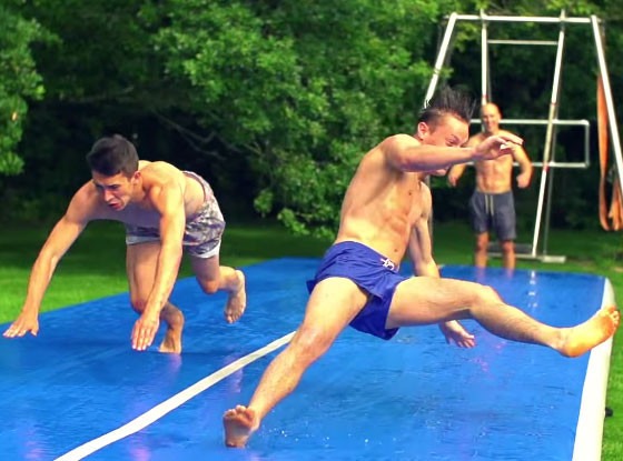 These Guys Created The Most Epic Slip N Slide Watch Now E