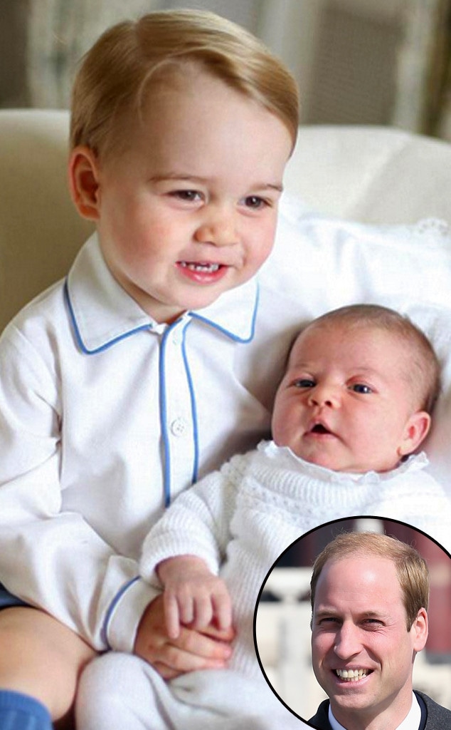 Princess Charlotte, Prince George, Prince William
