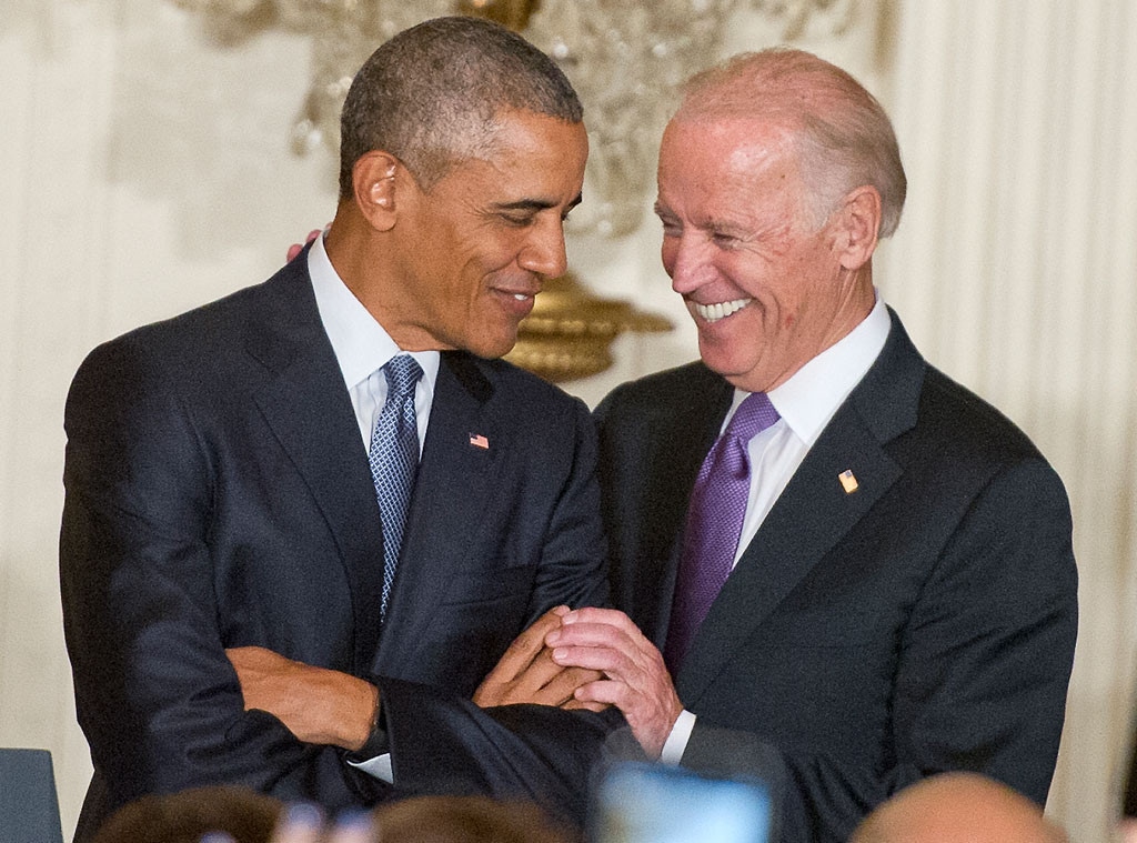 maquillaje En la madrugada Fructífero Joe Biden Wishes Barack Obama a Happy Birthday With Epic Tweet - E! Online