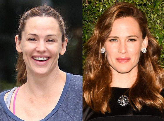 jennifer garner without makeup