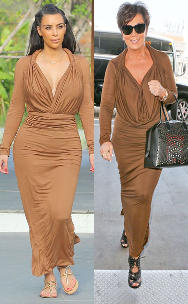 Kim Kardashian, Kris Jenner, Copycat Style