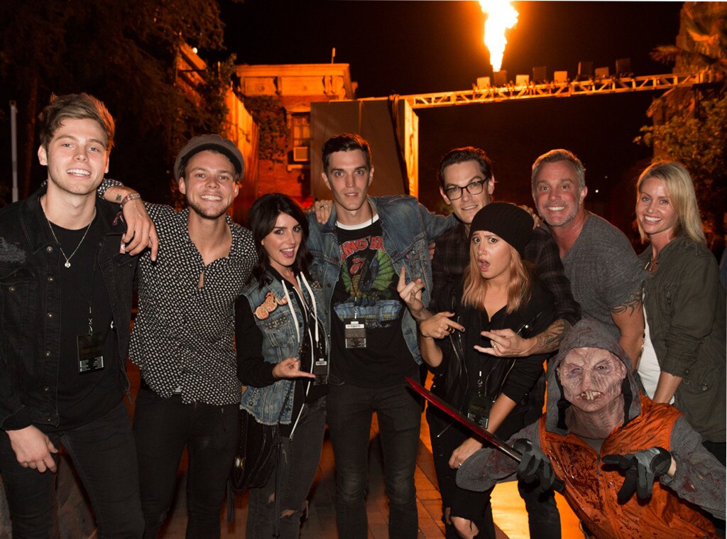 Ashley Tisdale, Shenae Grimes & 5 Seconds of Summer from Celebs Scared