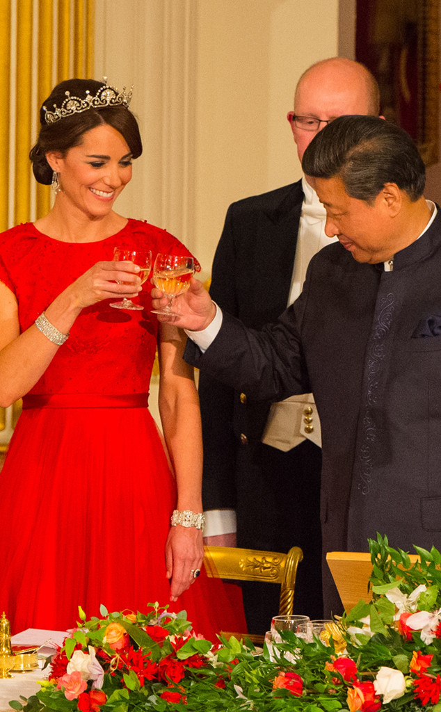 Kate Middleton Stuns At First State Dinner See The Pics E Online