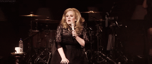 Adele emotions GIF