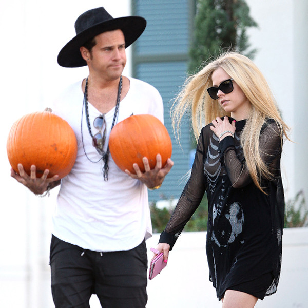 Avril Lavigne Channels a Skeleton, Suffers a Nip Slip