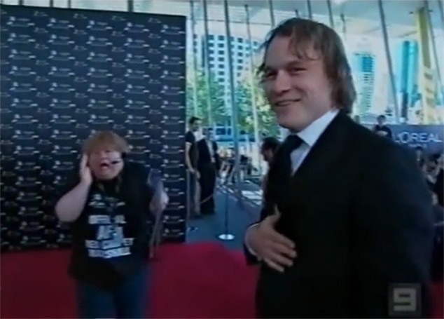 Heath Ledger, Magda Szubanski, 2006 Australian Film Awards