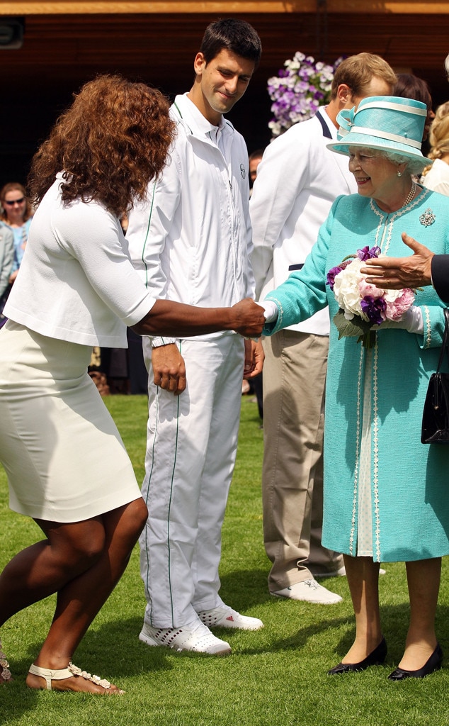 Serena Williams & Queen Elizabeth II from Stars Meeting Royals | E! News