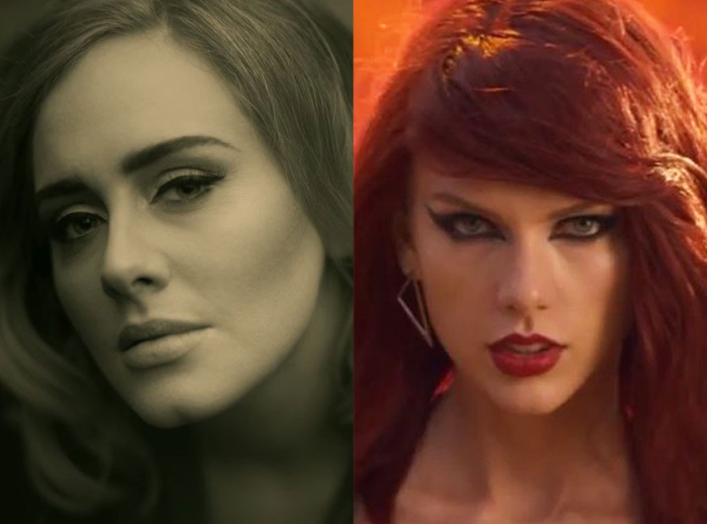 Adele, Hello, Taylor Swift, Bad Blood
