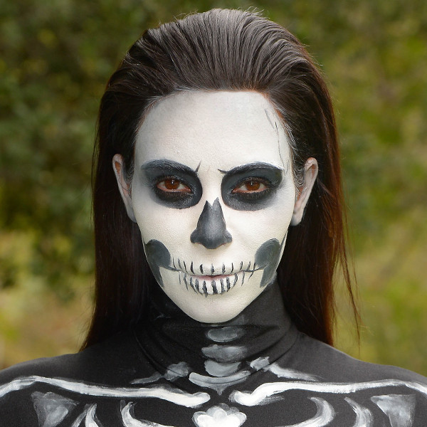 Celeb Skeleton Makeup—Here's How to Do It! - E!