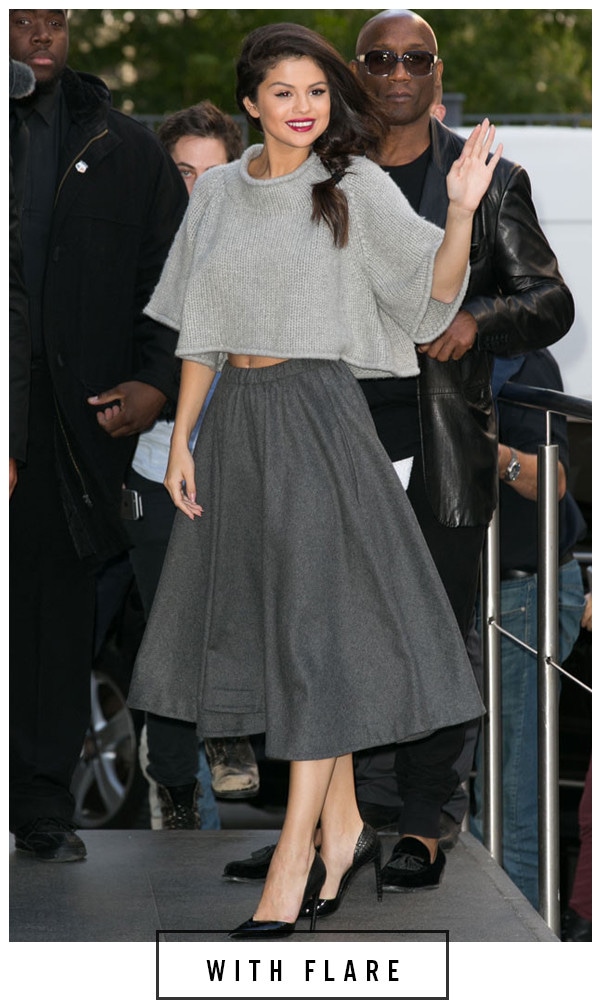 ESC, 5 Days 5 Ways Grey Outfit  Selena Gomez