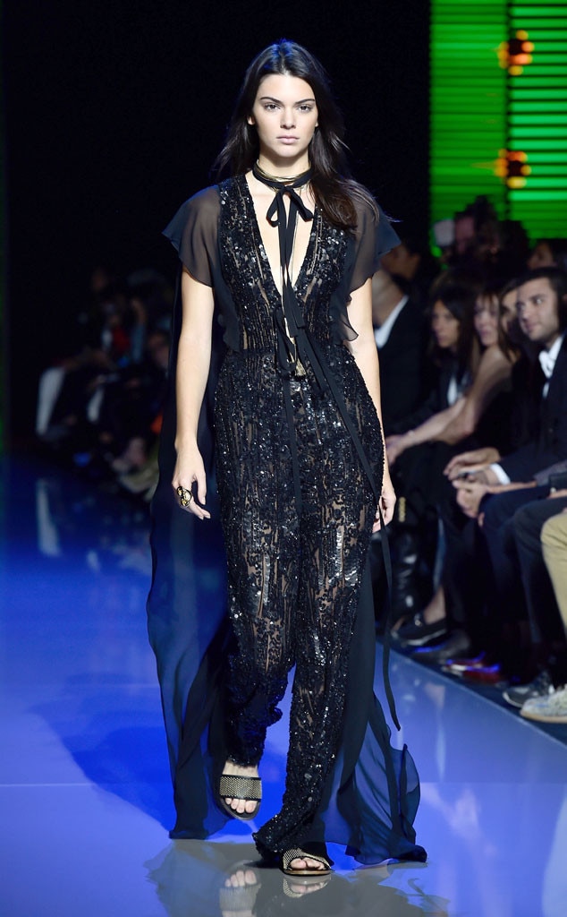 Kendall Jenner from Stars at Paris Fashion Week Spring 2016 | E! News