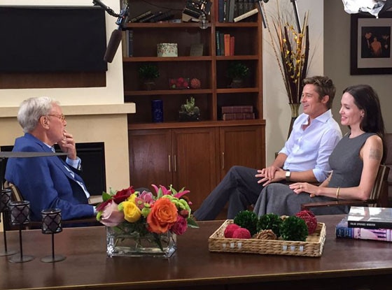 Angelina Jolie, Brad Pitt, Tom Brokaw, Today