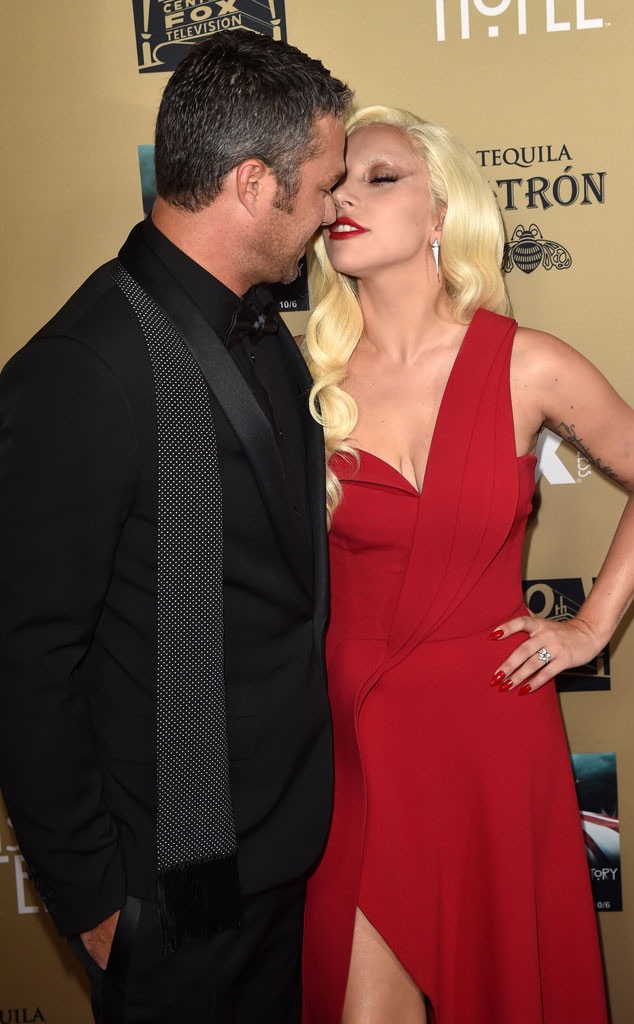 Lady Gaga Wears Sexy Red Dress At American Horror Story