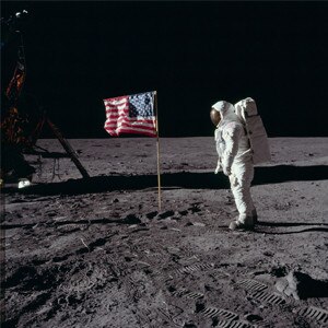 lunar landing photographs
