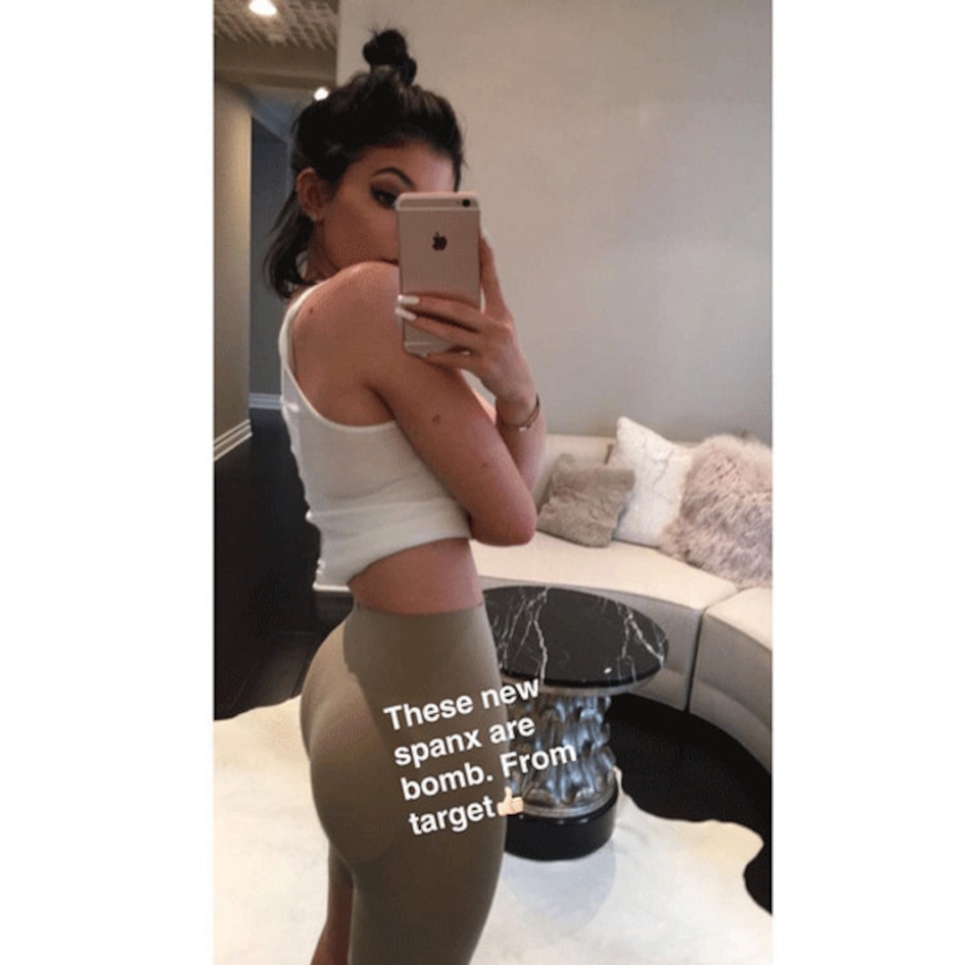 Kylie Jenner Shows Off Her Fake Butt in $44 Spanx