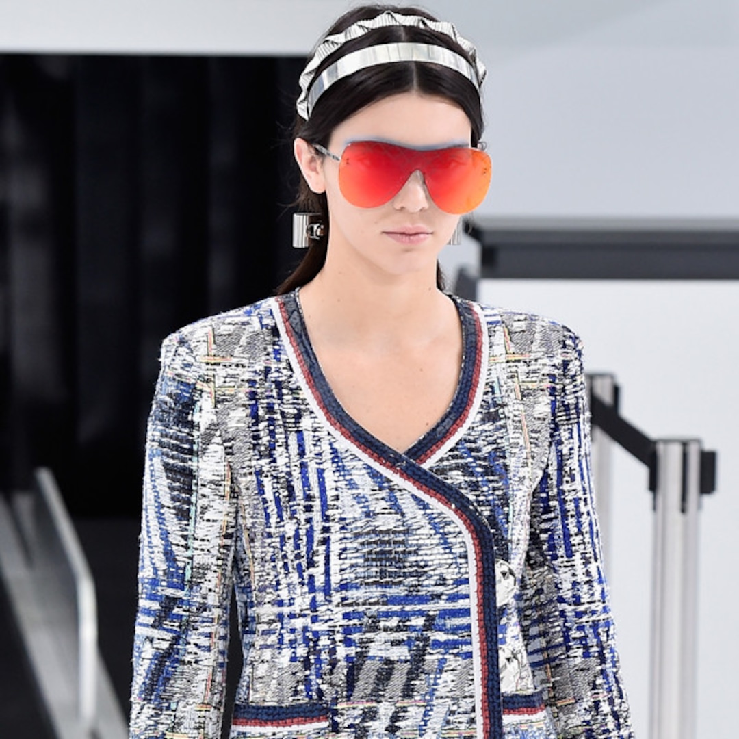 Kendall Jenner Leads the Charge on Chanel's Airport-Inspired Runway