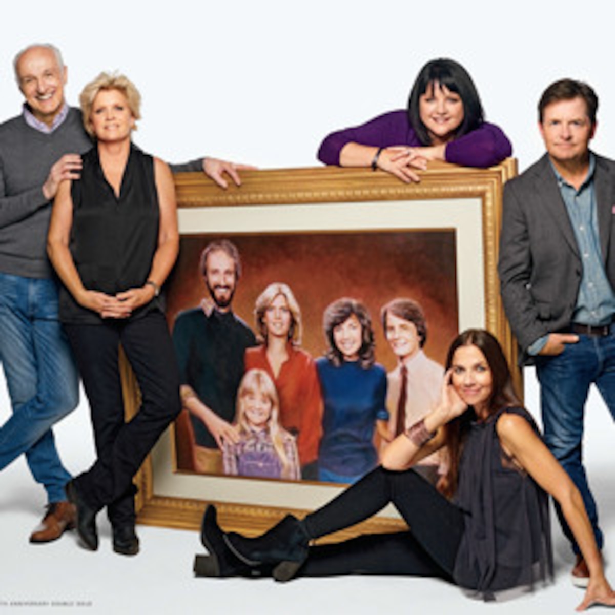 Family Ties Cast Reunites For Ew E Online