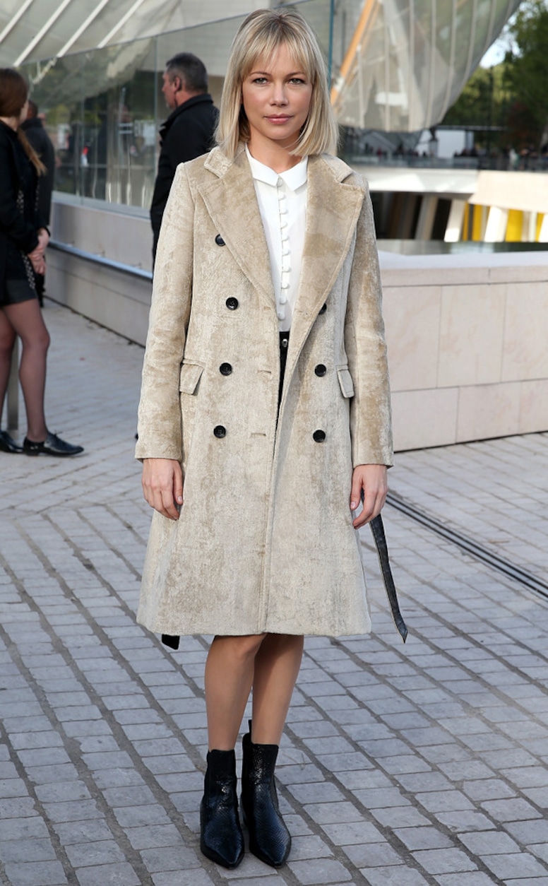Stars at Paris Fashion Week, Michelle Williams
