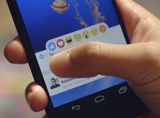Facebook emojis, dislike button