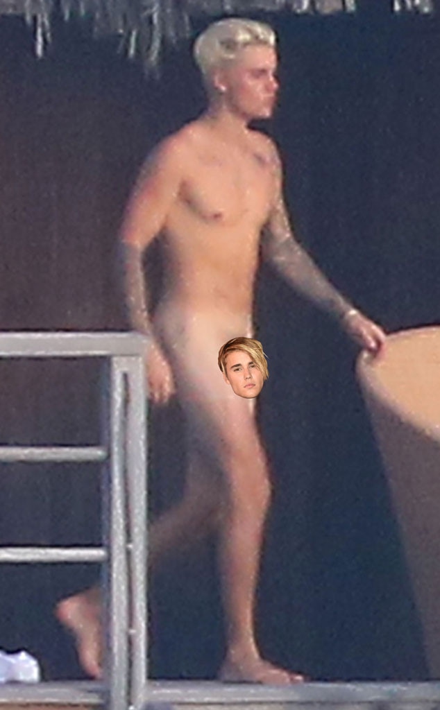 Justin Bieber, Naked.