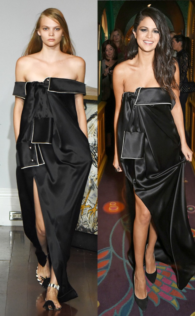 Stars Wearing items off the Spring 2016 Runways, Selena Gomez