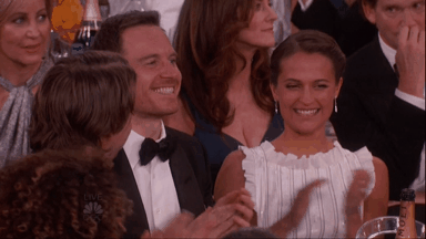 Michael Fassbender, Alicia Vikander, Golden Globes