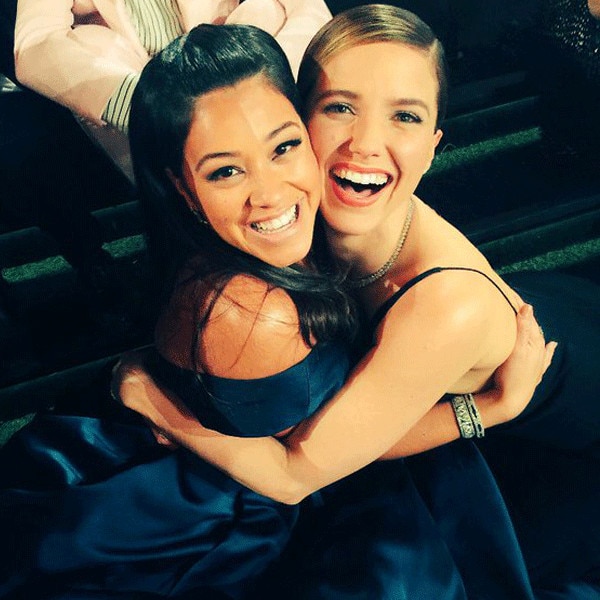 Gina Rodriguez from 2016 Golden Globes: Instagrams & Twitpics | E! News