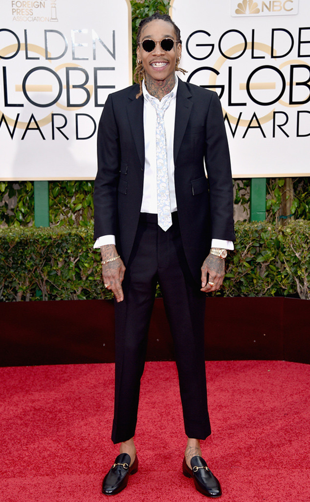 Wiz Khalifa from 2016 Golden Globes Red Carpet Arrivals | E! News