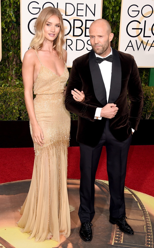 Rosie Huntington Whiteley And Jason Statham From Couples At The 2016 Golden Globes E News Australia 3281