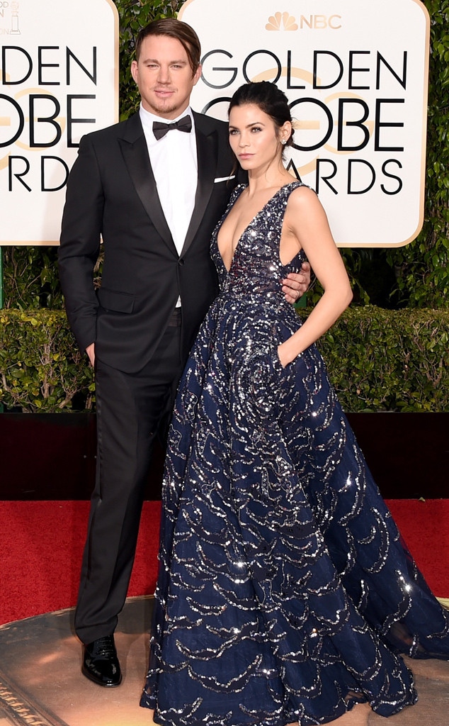 Channing Tatum, Jenna Dewan Tatum, Golden Globe Awards Couples