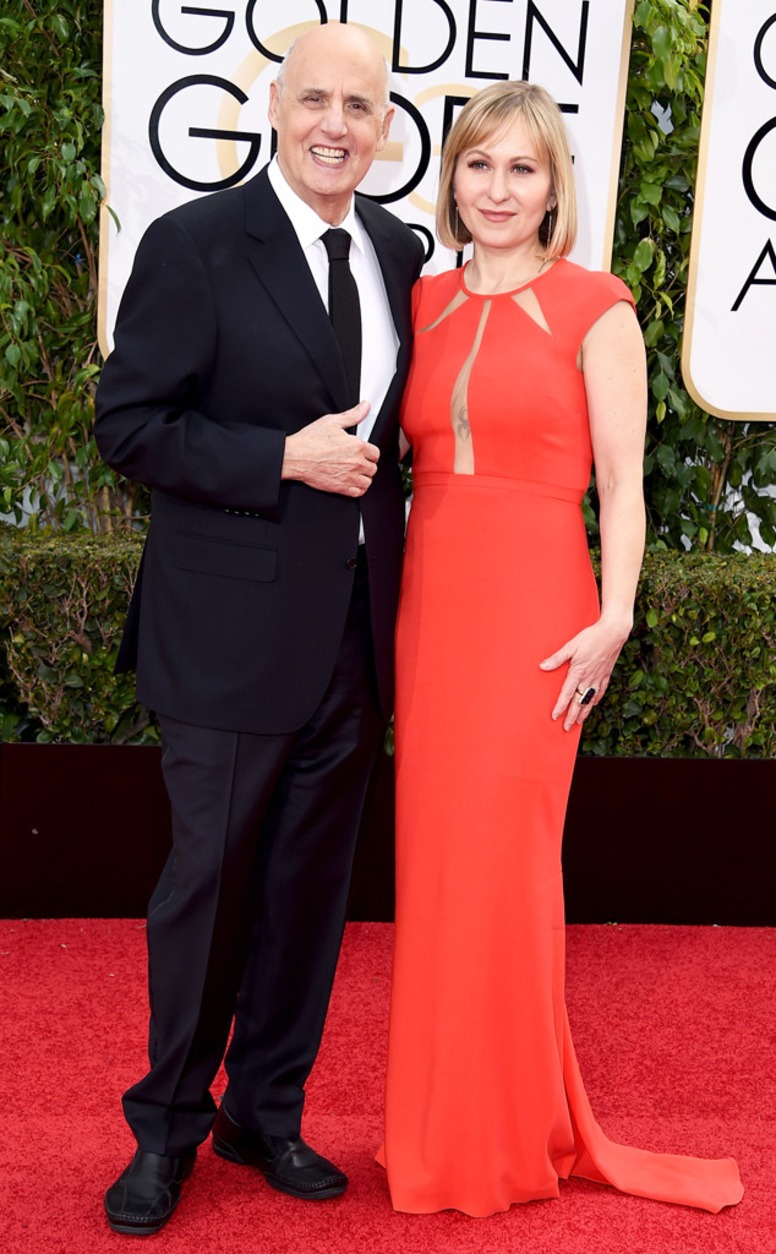 Jeffrey Tambor, Kasia Ostlun, Golden Globe Awards Couples