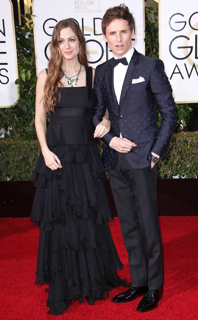 Hannah Bagshawe, Eddie Redmayne, Golden Globe Awards Couples