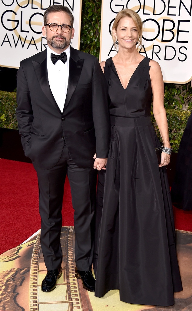 Steve & Nancy Carell from Couples at the 2016 Golden Globes E! News