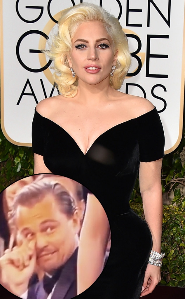 Lady Gaga, Leonardo DiCaprio, Golden Globe Awards