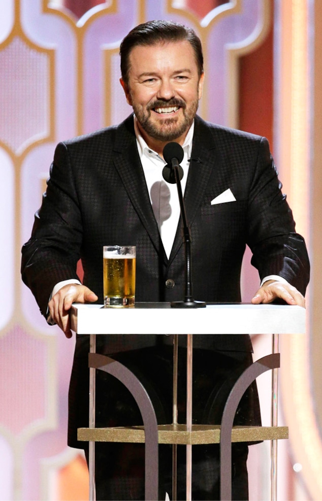 Ricky Gervais, Golden Globes