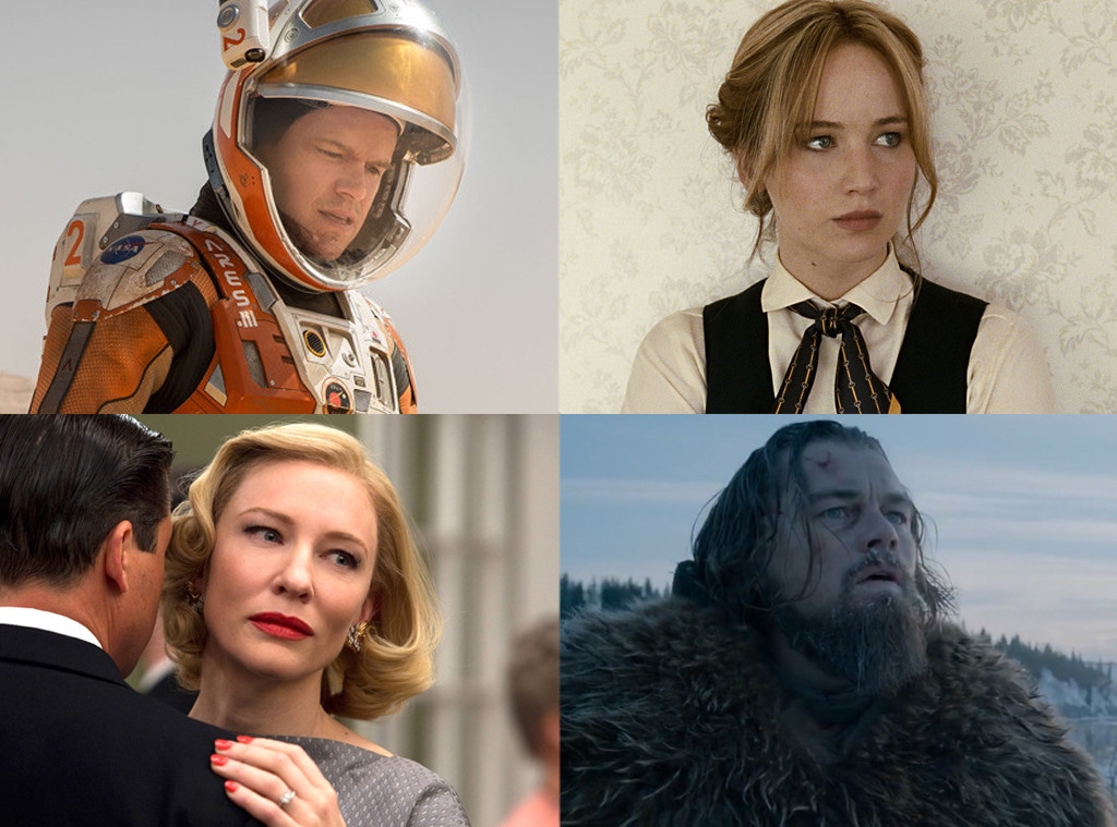 Matt Damon, Leonardo DiCaprio, Cate Blanchett, Jennifer Lawrence