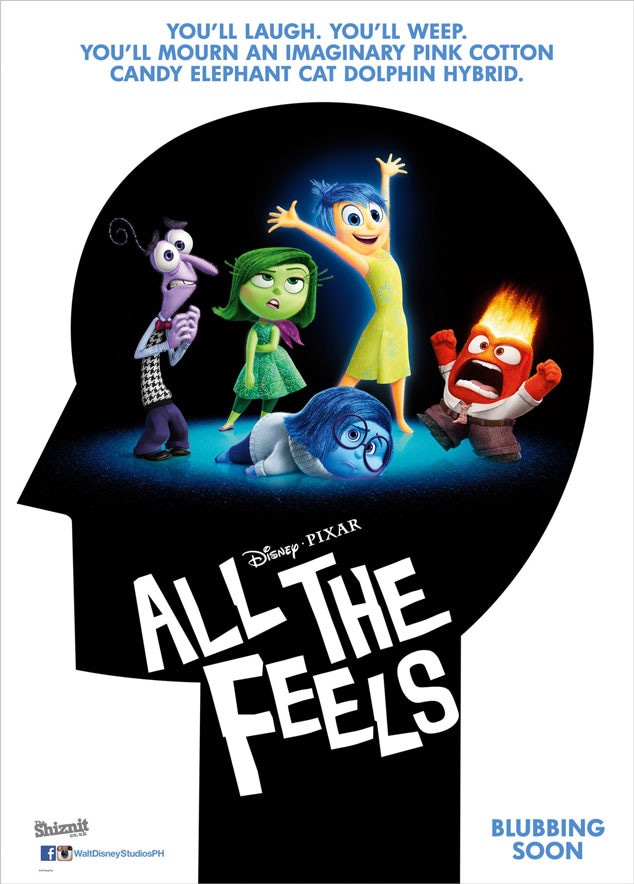 Inside Out Fake Movie Poster, All the Feels