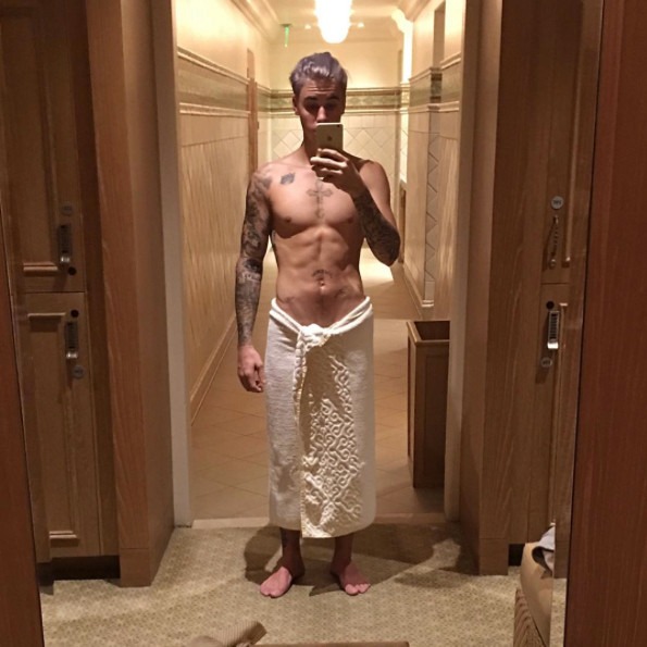 Justin Bieber Shows Off Purple Hair And So Much More On Instagram