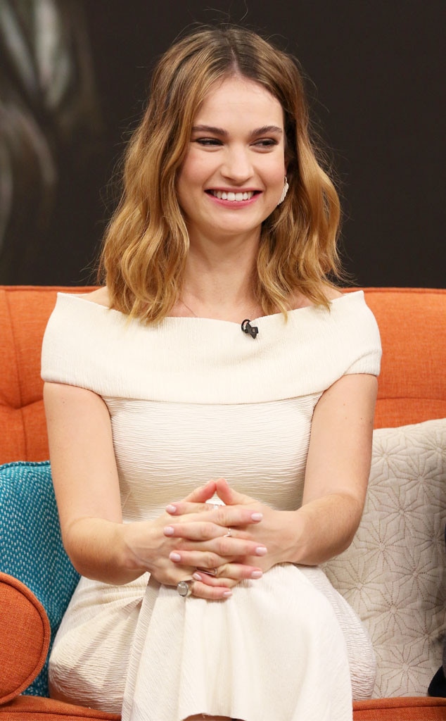 Lily James From The Big Picture Todays Hot Photos E News