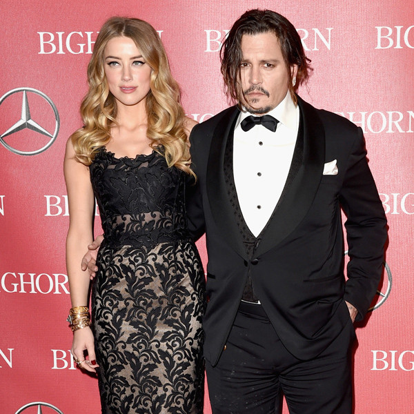 Johnny Depp Thanks Wife Amber Heard For Putting Up With Me E Online