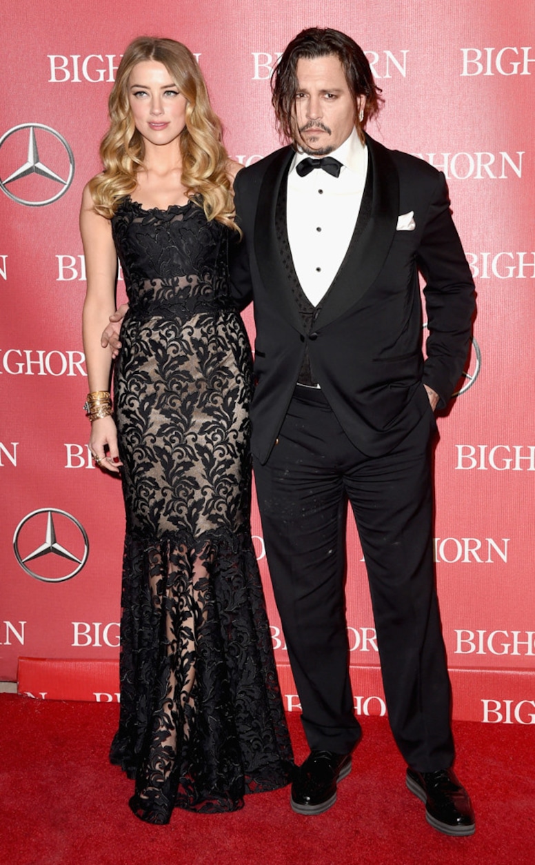 Johnny Depp, Amber Heard, Palm Springs International Film Festival