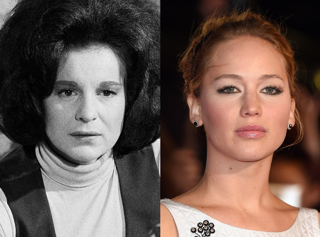 Jennifer Lawrence as Marita Lorenz from Stars Playing Real People | E! News