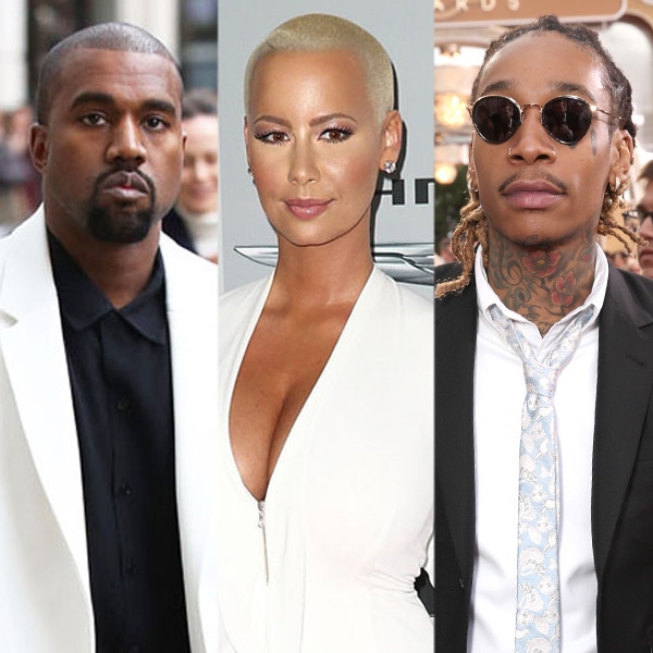 Kanye West, Amber Rose, Wiz Khalifa