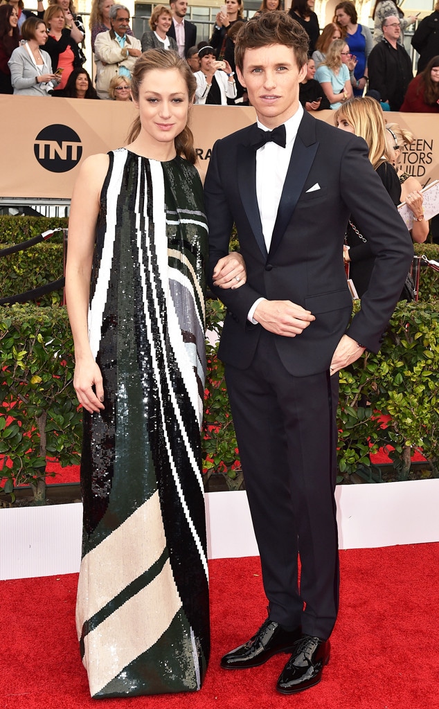 Hannah Bagshawe, Eddie Redmayne, SAG Awards 2016, Couples